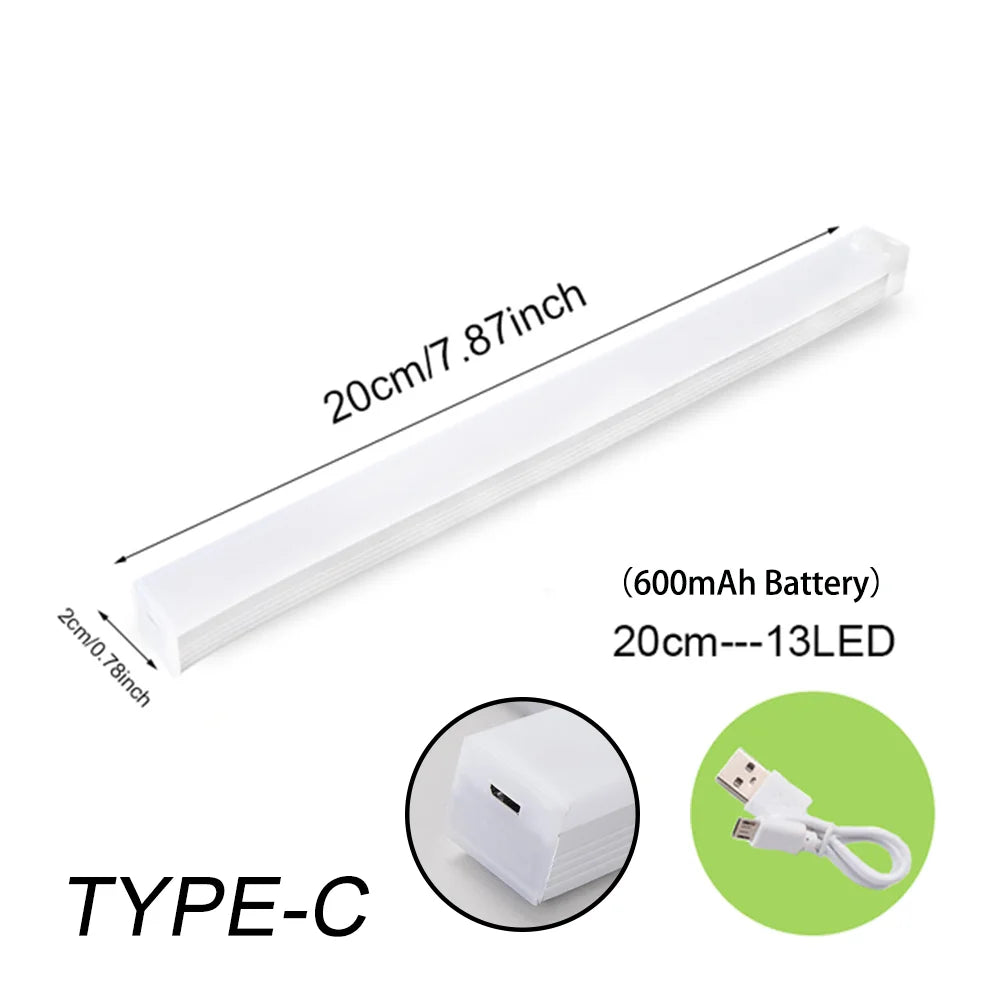Motion Sensor LED Night Light — USB Rechargeable Cabinet Light